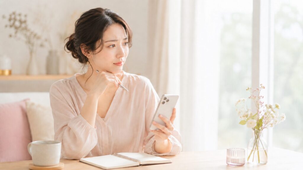 電話占いで騙されて困っている女性